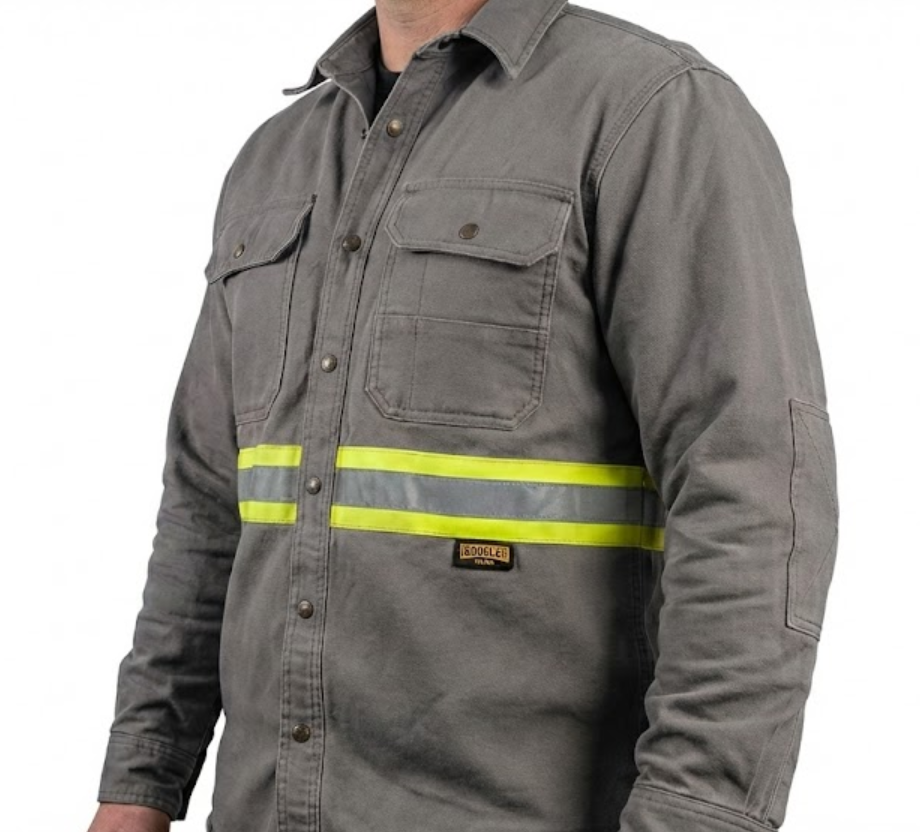 Camisa de brim